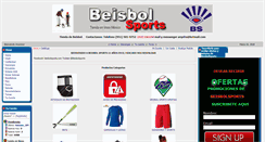 Desktop Screenshot of beisbolsports.com